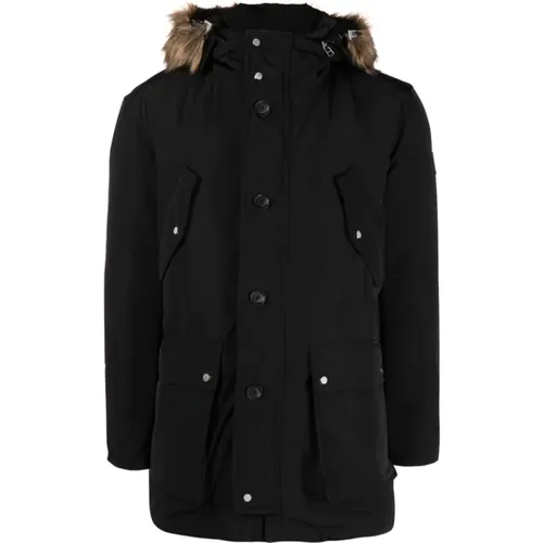 Detachable Hood Jacket in Dadico Style , male, Sizes: XL - Hugo Boss - Modalova