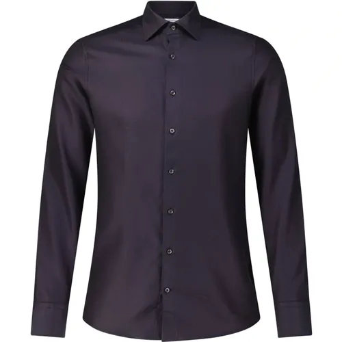 Elegantes Slim-Fit Hemd , Herren, Größe: 2XL - Stenströms - Modalova