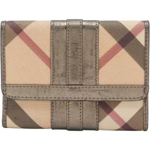 Pre-owned Leather wallets , female, Sizes: ONE SIZE - Burberry Vintage - Modalova