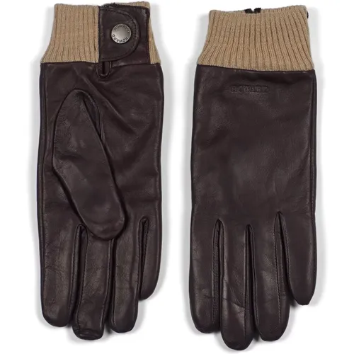 Premium Dark Leather Gloves for Women , male, Sizes: 8 IN, 8 1/2 IN, 7 IN, 7 1/2 IN - Howard London - Modalova