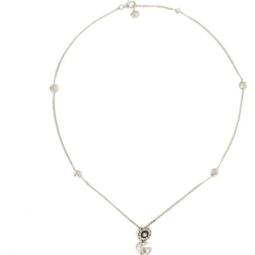 Silver Collane Necklace , female, Sizes: ONE SIZE - Gucci - Modalova