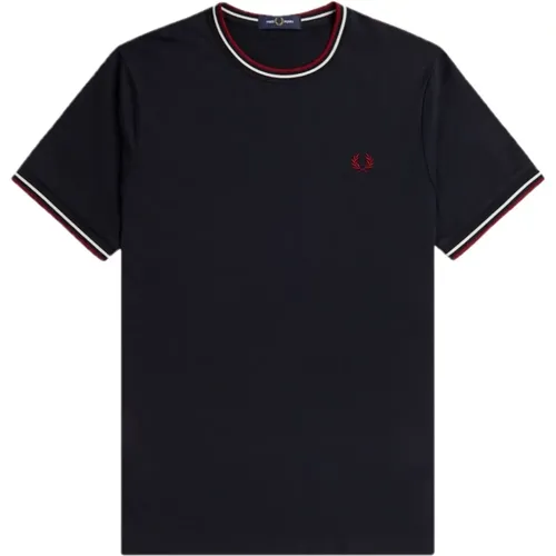 Ikonic Twin-Tipped Rundhals T-Shirt - Fred Perry - Modalova