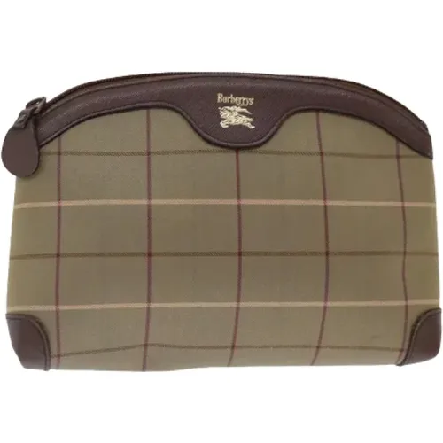 Pre-owned Cotton clutches , female, Sizes: ONE SIZE - Burberry Vintage - Modalova