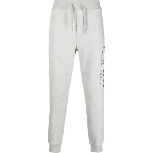 Men's Grey Fitness Casual Pants , male, Sizes: 2XL - Polo Ralph Lauren - Modalova