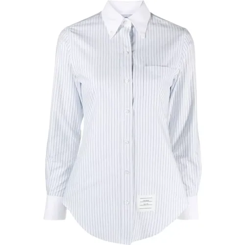 Shirts White , female, Sizes: XS, 2XS - Thom Browne - Modalova