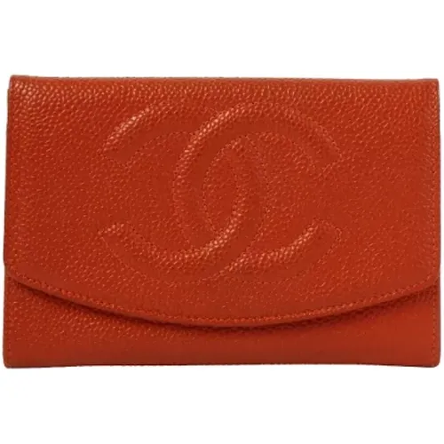 Pre-owned Leather wallets , female, Sizes: ONE SIZE - Chanel Vintage - Modalova