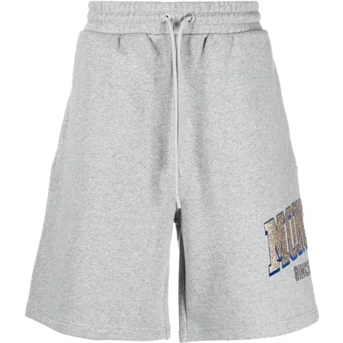 Casual Retro Jersey Shorts , male, Sizes: M - Moncler - Modalova