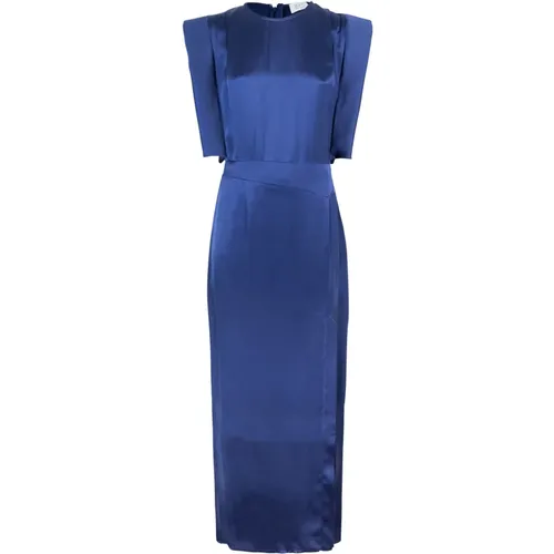 Long Dress with Side Slit , female, Sizes: S, M - MVP wardrobe - Modalova