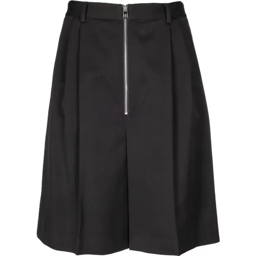 Zip Bermuda Shorts - Oversized Fit - Loewe - Modalova