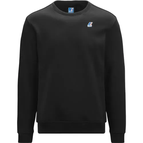 Modernes Synthetik-Sweatshirt , Herren, Größe: L - K-way - Modalova