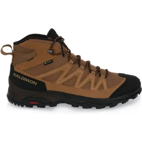 X Ward Leather Mid GTX Boots , male, Sizes: 10 2/3 UK, 10 UK, 11 1/3 UK - Salomon - Modalova