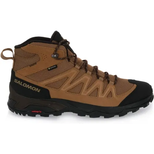 X Ward Leather Mid GTX Boots , male, Sizes: 10 UK - Salomon - Modalova