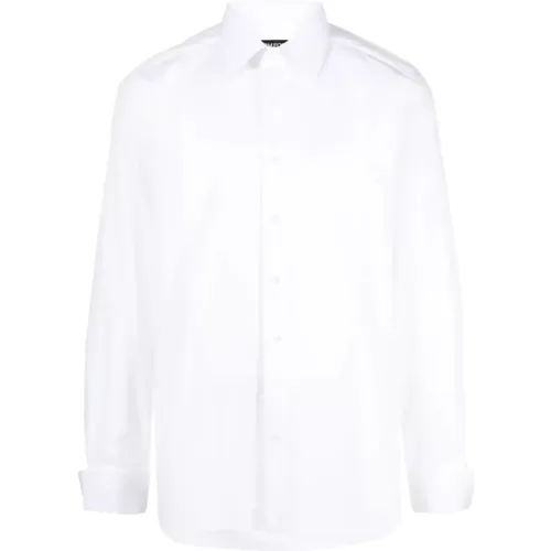Classic Black Cotton Shirt , male, Sizes: L, 2XL - Tom Ford - Modalova