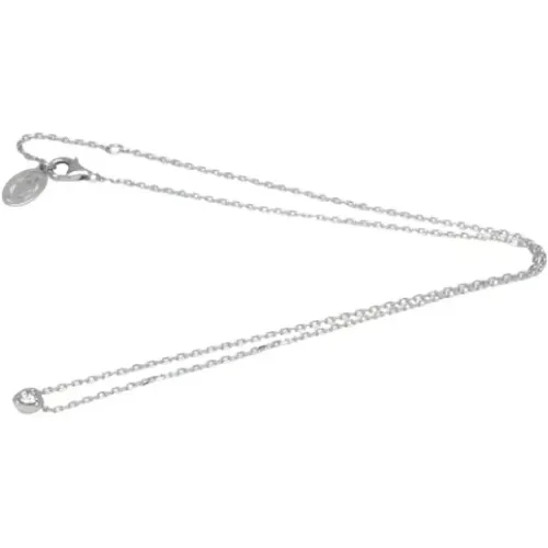 Pre-owned White Gold necklaces , female, Sizes: ONE SIZE - Cartier Vintage - Modalova