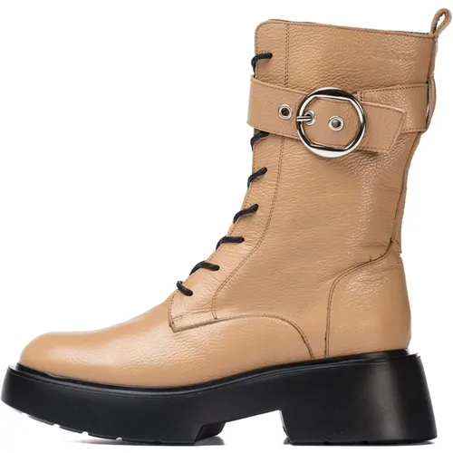 Stiefel Punk Braun, Farbe: Braun , Damen, Größe: 38 EU - Wonders - Modalova