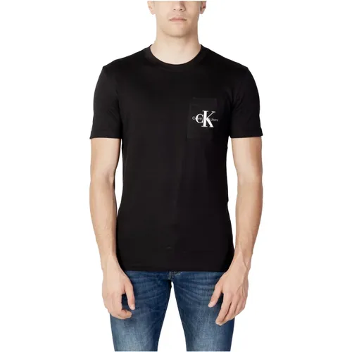 T-Shirts , Herren, Größe: XS - Calvin Klein Jeans - Modalova