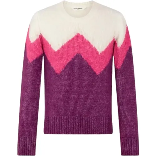 Trendy Knit Sweater for All Seasons , female, Sizes: XS - Naf Naf - Modalova