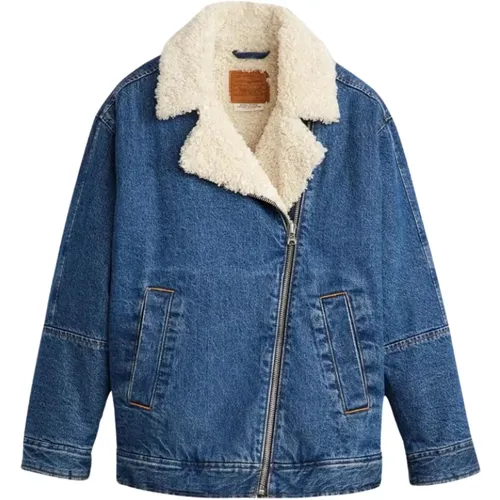 Levi's, Sherpa Flight Jacket , Damen, Größe: XS - Levis - Modalova