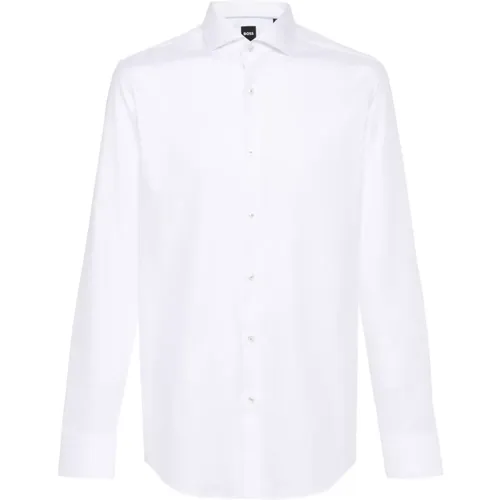 H-Hank slim fit shirt , male, Sizes: 2XL, 4XL, XL - Hugo Boss - Modalova