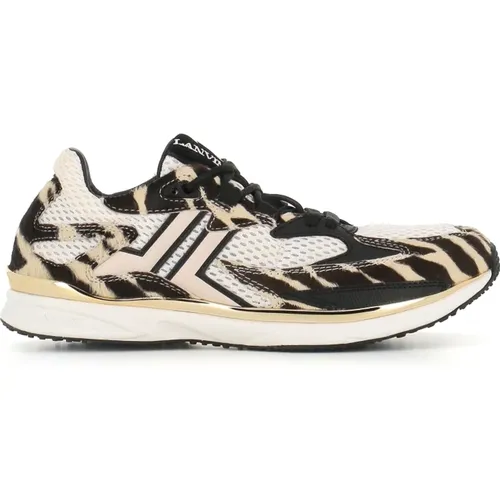 Zebra Print Sneakers , Damen, Größe: 39 EU - Lanvin - Modalova