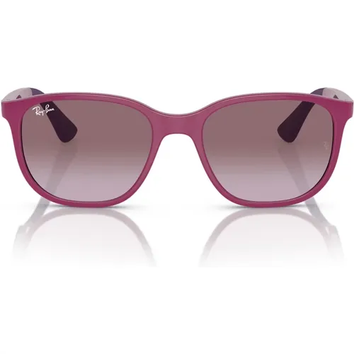 Square Sunglasses for Kids in Fuchsia and Purple Gradient , unisex, Sizes: 48 MM - Ray-Ban - Modalova