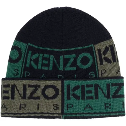Fashionable Beanie Hat for Men , male, Sizes: ONE SIZE - Kenzo - Modalova