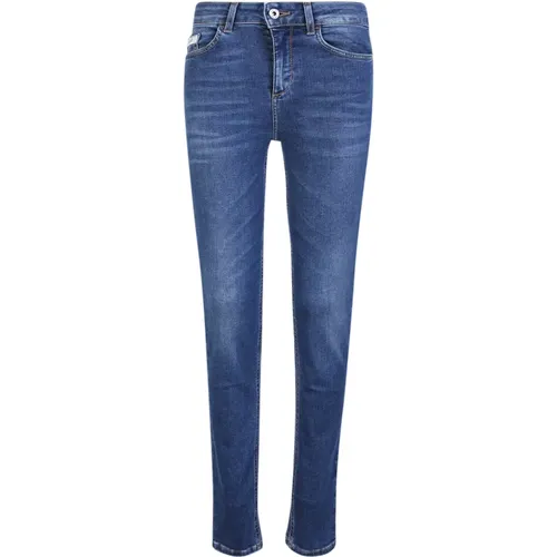 High-Waist Skinny Dunkelblaue Jeans , Damen, Größe: W29 - Liu Jo - Modalova