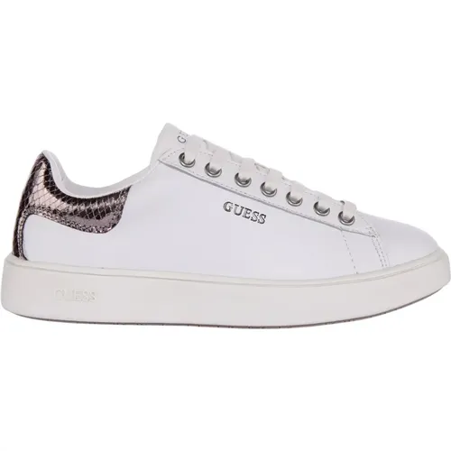 Leather Low Top Trainers , female, Sizes: 6 UK, 5 UK, 4 UK, 7 UK - Guess - Modalova