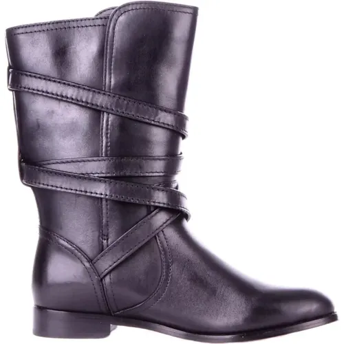 Stiefel Schwarz , Damen, Größe: 41 EU - Ralph Lauren - Modalova