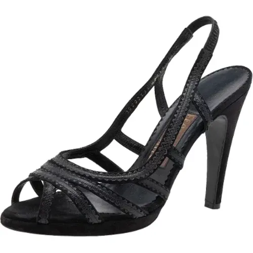 Pre-owned Wildleder sandals , Damen, Größe: 40 EU - Salvatore Ferragamo Pre-owned - Modalova