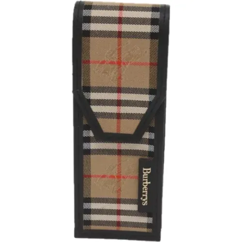 Pre-owned Canvas wallets , female, Sizes: ONE SIZE - Burberry Vintage - Modalova