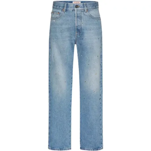 Jeans mit Rockstud Spike Nieten im gesamten Kleidungsstück - Valentino - Modalova