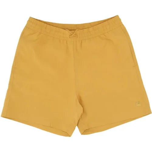 Sunray/Gold Badehose Herren Shorts , Herren, Größe: L - Carhartt WIP - Modalova