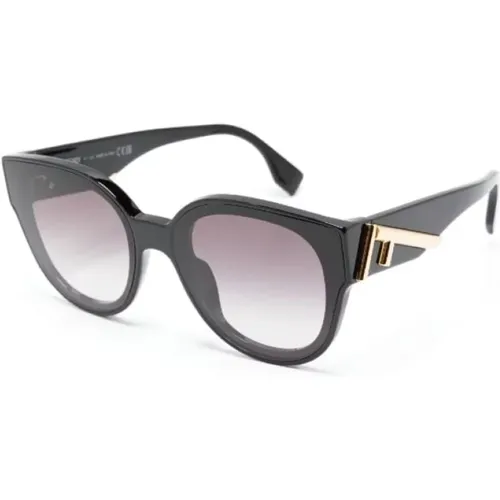 Fe40111I 01B Sunglasses , female, Sizes: 63 MM - Fendi - Modalova