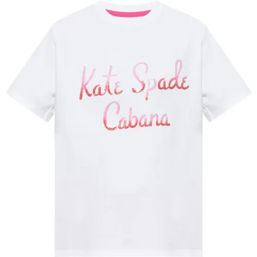 T-Shirt mit Logo Kate Spade - Kate Spade - Modalova