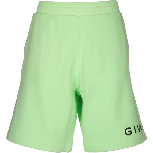 Fluoreszierende Grüne Bermuda Shorts - Givenchy - Modalova