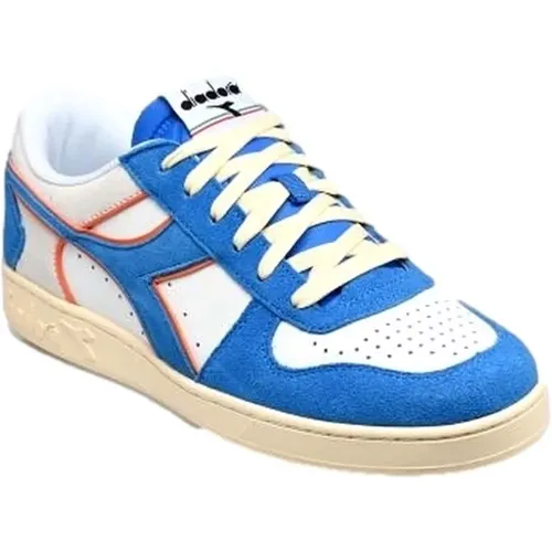 Magic Basket Low Suede Leather Sneakers - Diadora - Modalova