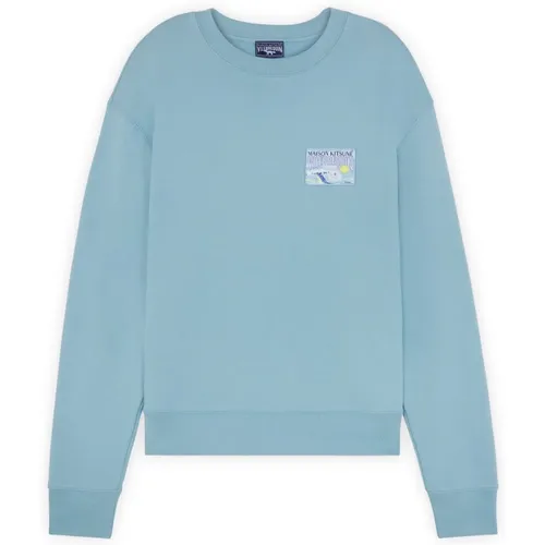 Maison Kitsune x Vilebrequin Comfort Sweatshirt , male, Sizes: M, S - Maison Kitsuné - Modalova