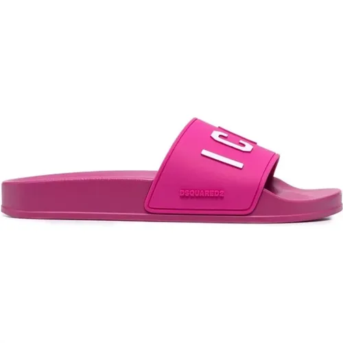 Slide Sandals , female, Sizes: 3 UK - Dsquared2 - Modalova
