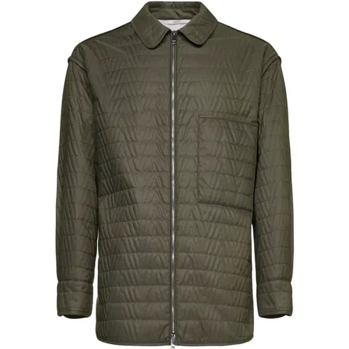 Quilted Jacket for Men , male, Sizes: M - Valentino - Modalova