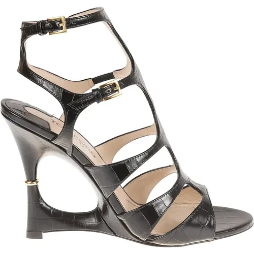 Croc Cage Sandals , female, Sizes: 4 UK, 6 UK, 3 UK, 4 1/2 UK, 5 UK - Tom Ford - Modalova