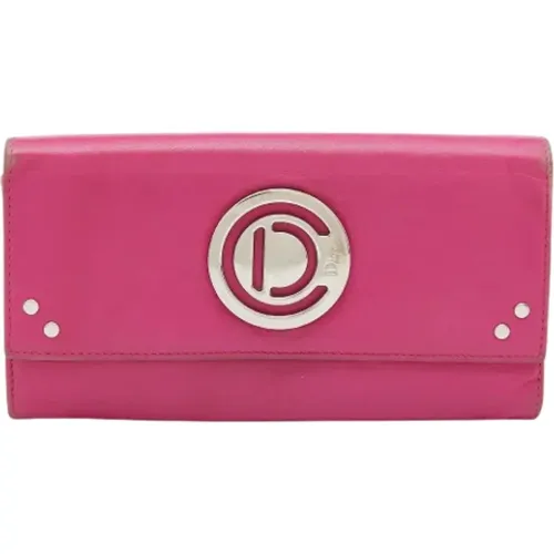 Pre-owned Leather wallets , female, Sizes: ONE SIZE - Dior Vintage - Modalova