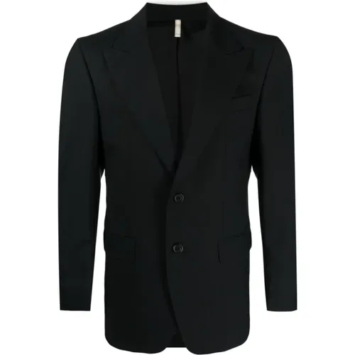 Schwarzer Blazer , Herren, Größe: M - Sunflower - Modalova