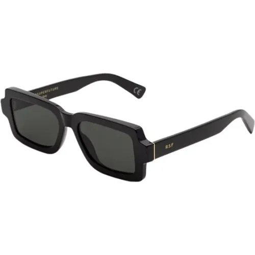 Schwarze Pilastro Sonnenbrille , unisex, Größe: 54 MM - Retrosuperfuture - Modalova