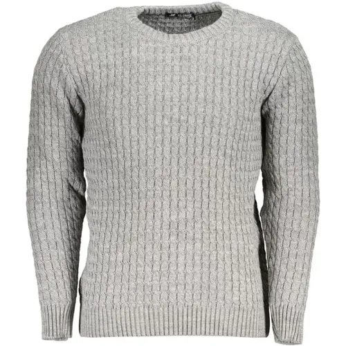 Twisted Logo Crew Neck Sweater , Herren, Größe: L - U.S. Polo Assn. - Modalova