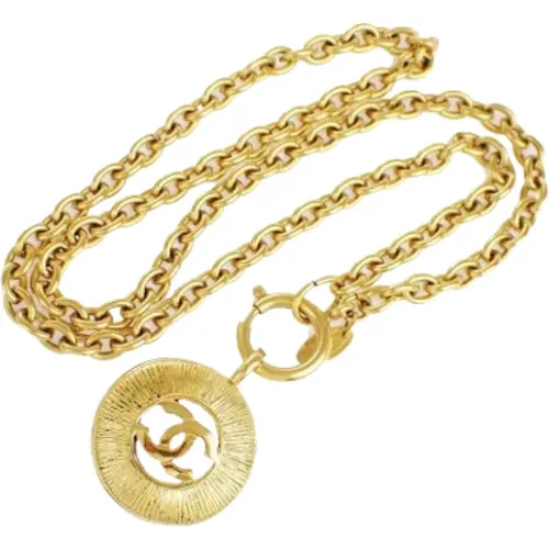 Pre-owned Metal chanel-jewelry , female, Sizes: ONE SIZE - Chanel Vintage - Modalova