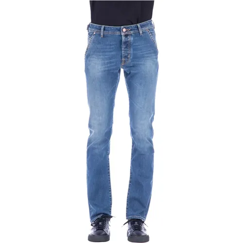 Leonard Denim Jeans , male, Sizes: W31 - Jacob Cohën - Modalova