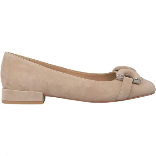 Flat ballerina with rounded toe detail , female, Sizes: 8 UK, 9 UK, 6 UK, 2 UK, 7 UK, 5 UK, 3 UK, 4 UK - Alma en Pena - Modalova