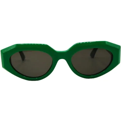 Grüne Cat-Eye Sonnenbrille - Bottega Veneta - Modalova