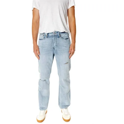 Relaxed Fit Jeans mit mittlerer Leibhöhe , Herren, Größe: W33 L32 - Denham - Modalova